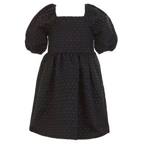 Little Girls 6 Margo Puff Sleeve Jacquard Dress